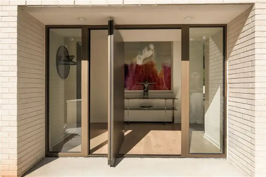 Exterior details and patio area of a home in , Atlanta (Image 44).
