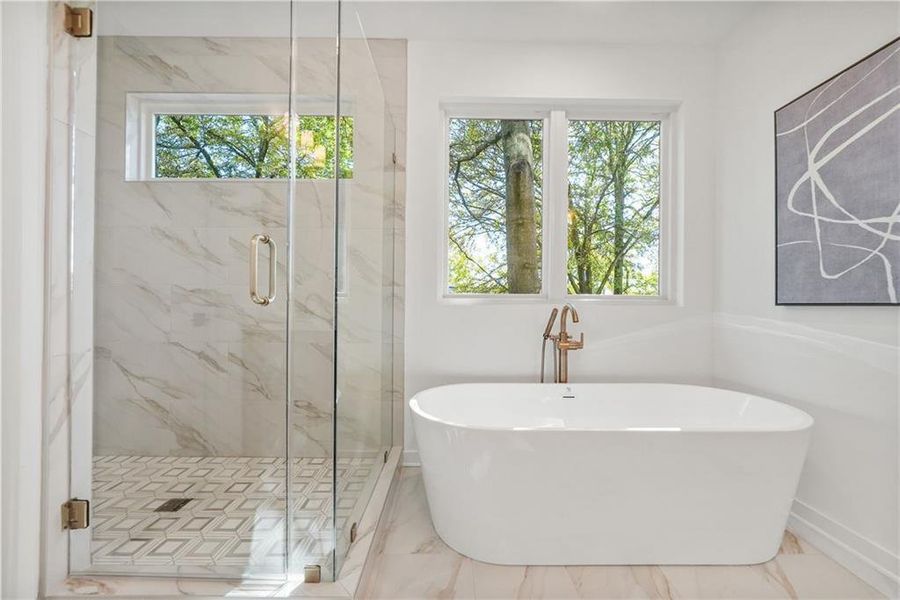 Furnished interior view inside a new home in , Atlanta (Image 11).