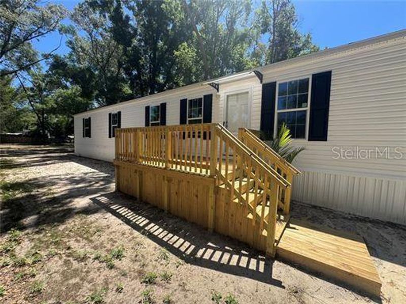 Exterior details and patio area of a home in , Trenton (Image 3).
