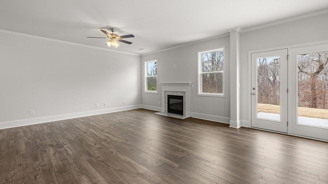 Spacious, unfurnished interior of a new home in Butner Estates, South Fulton (Image 23).