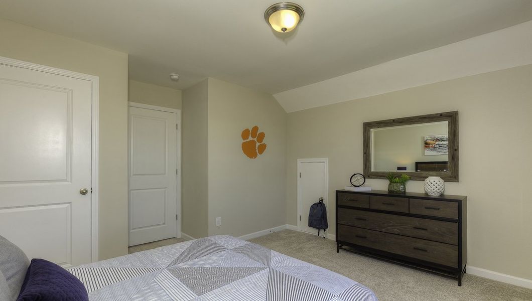 Furnished interior view inside a new home in Reserve at Tap Root Farms, Fletcher (Image 34). Furnished interior view inside a new home in Reserve at Tap Root Farms, Fletcher (Image 34).