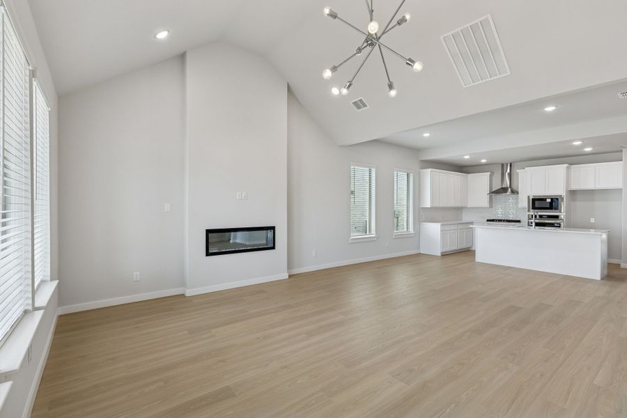 Open Floor Plan in the Stanley II home plan by Trophy Signature Homes – REPRESENTATIVE PHOTO Open Floor Plan in the Stanley II home plan by Trophy Signature Homes – REPRESENTATIVE PHOTO