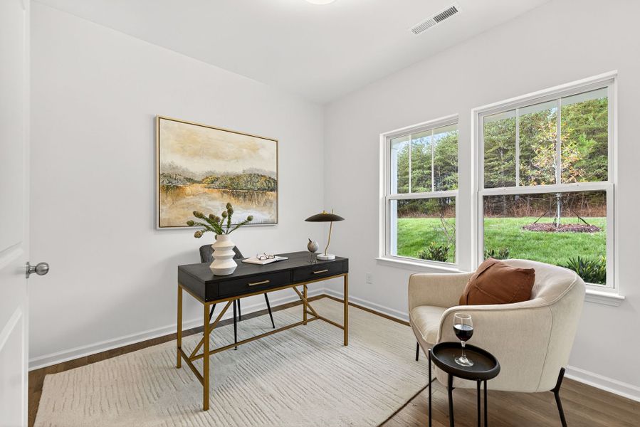 Furnished interior view inside a new home in Edgewater - Lakeview Point, Lancaster (Image 15). Furnished interior view inside a new home in Edgewater - Lakeview Point, Lancaster (Image 15).