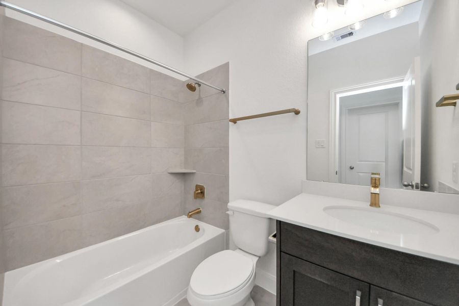 Furnished interior view inside a new home in Marvida, Cypress (Image 11).