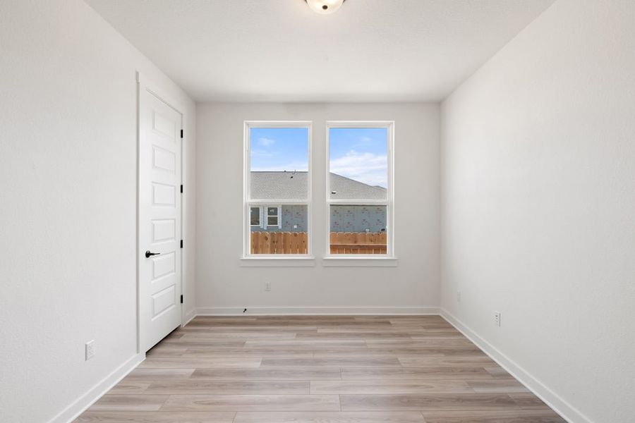 Spacious, unfurnished interior of a new home in Park Collection at Lariat, Liberty Hill (Image 40). Spacious, unfurnished interior of a new home in Park Collection at Lariat, Liberty Hill (Image 40).