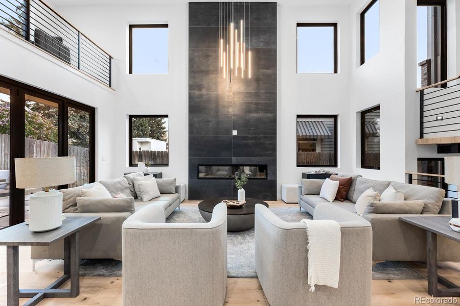 Furnished interior view inside a new home in , Denver (Image 16). Furnished interior view inside a new home in , Denver (Image 16).