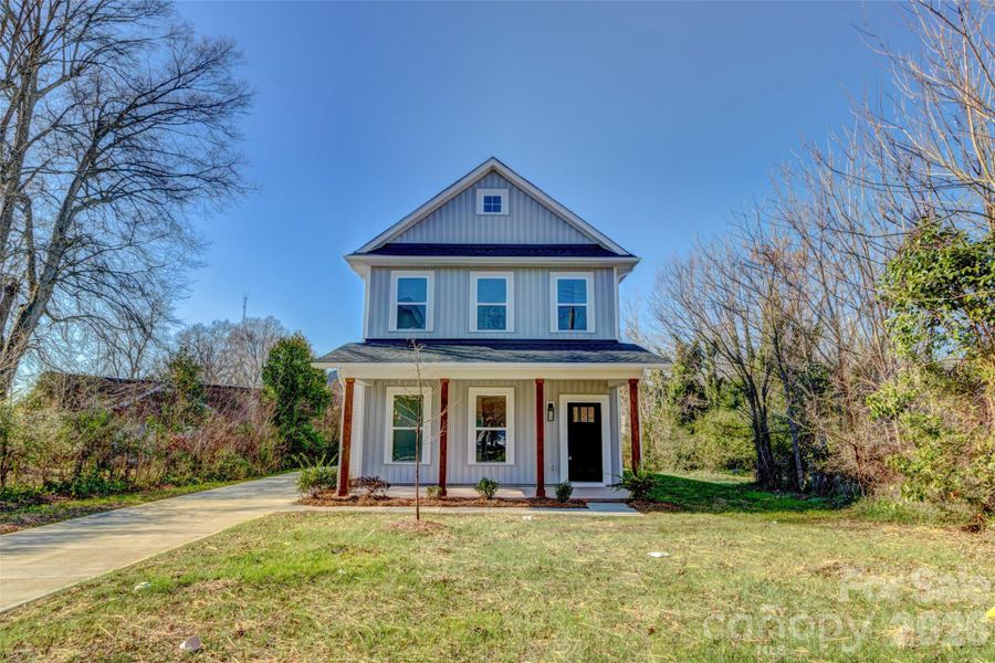 Front exterior of a new home in , Shelby, NC, highlighting curb appeal (Image 16). Front exterior of a new home in , Shelby, NC, highlighting curb appeal (Image 16).
