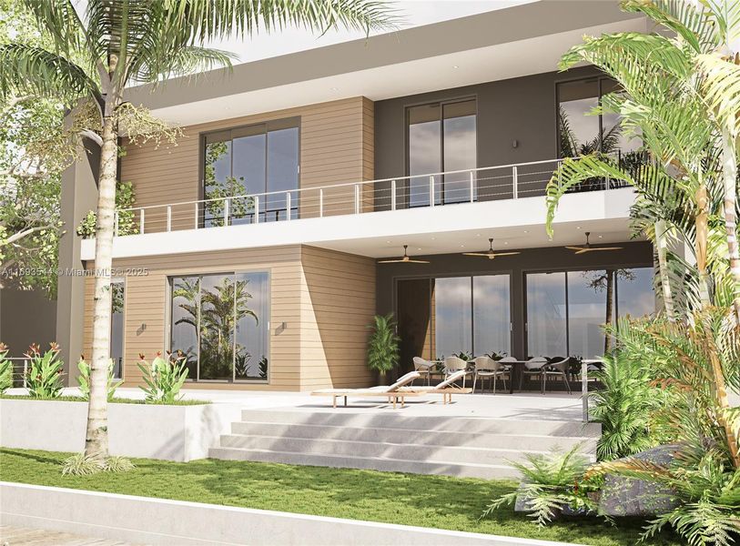 Front exterior of a new home in , North Miami, FL, highlighting curb appeal (Image 10).