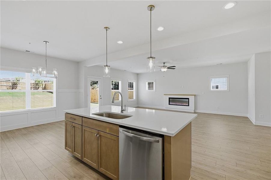 Furnished interior view inside a new home in , Marietta (Image 5).