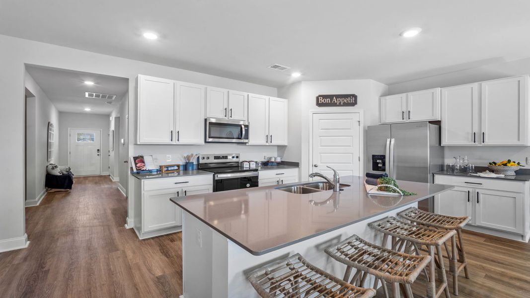 Furnished interior view inside a new home in The Groves at Bees Creek, Ridgeland (Image 7).