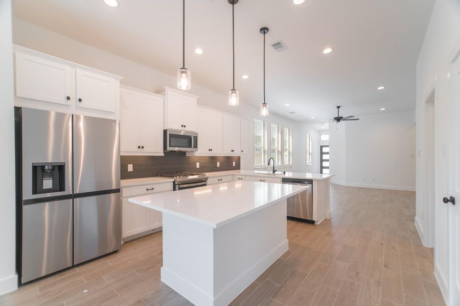Furnished interior view inside a new home in , Conroe (Image 4). Furnished interior view inside a new home in , Conroe (Image 4).