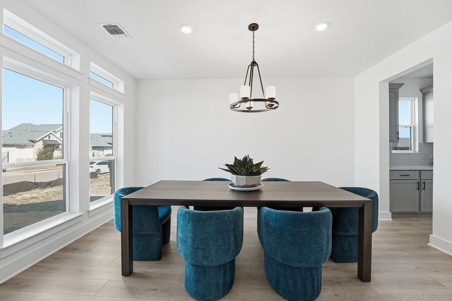 Furnished interior view inside a new home in Easton Park, Austin (Image 11). Furnished interior view inside a new home in Easton Park, Austin (Image 11).