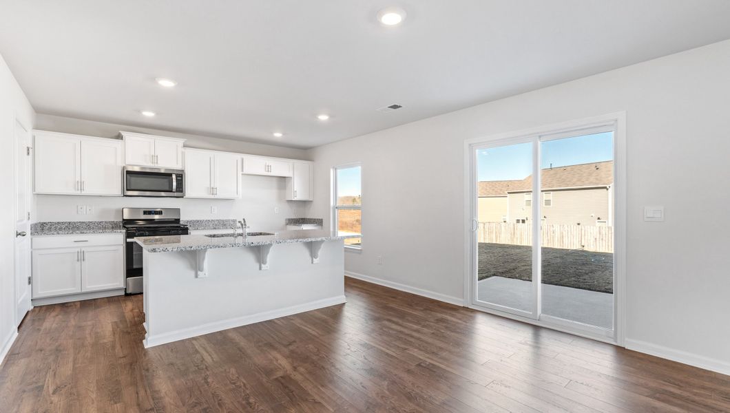 Representative furnished interior of a home built from the PENWELL by D.R. Horton in Cascade Point, Seneca (Image 12).