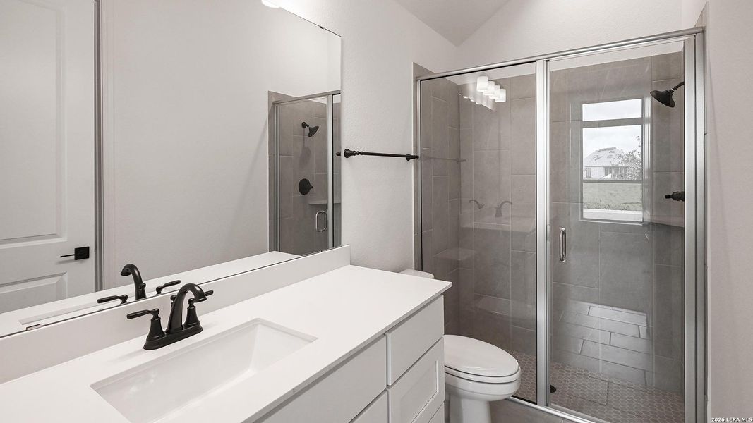 Furnished interior view inside a new home in Meadows of Mill Creek, Seguin (Image 9).