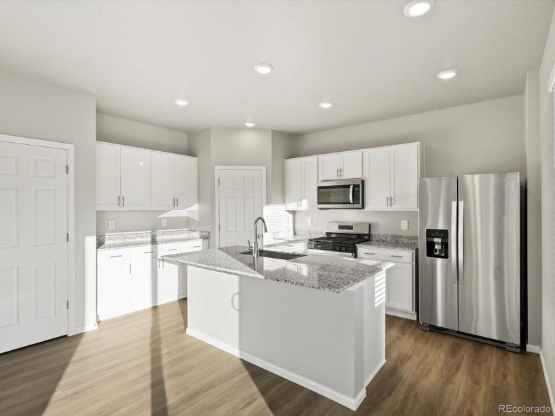 Furnished interior view inside a new home in Westgate, Greeley (Image 9). Furnished interior view inside a new home in Westgate, Greeley (Image 9).