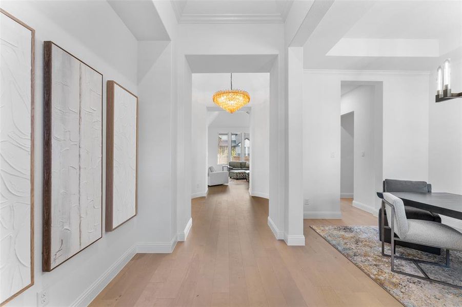 Furnished interior view inside a new home in , Mansfield (Image 5). Furnished interior view inside a new home in , Mansfield (Image 5).