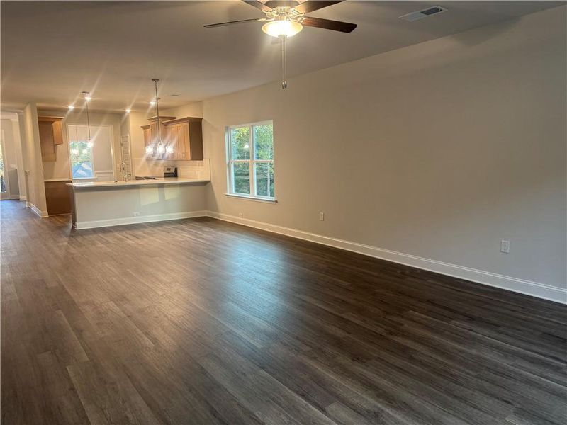 Spacious, unfurnished interior of a new home in The Fields of Walnut Creek, Pendergrass (Image 14).