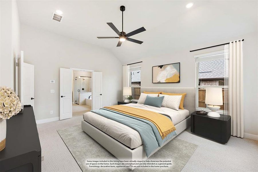 Furnished interior view inside a new home in Liberty, Melissa (Image 10).