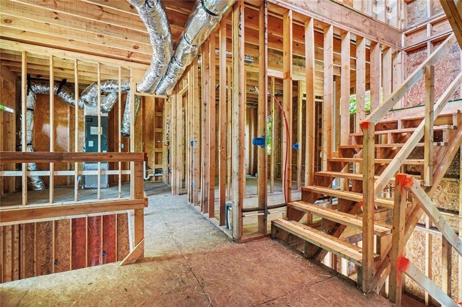 In-progress construction of a new home in , Atlanta, GA (Image 4).