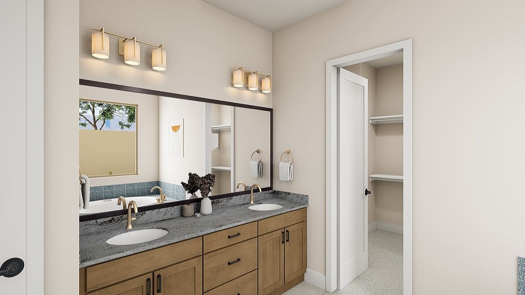 Furnished interior view inside a new home in Luna at Soleo, San Tan Valley (Image 9).