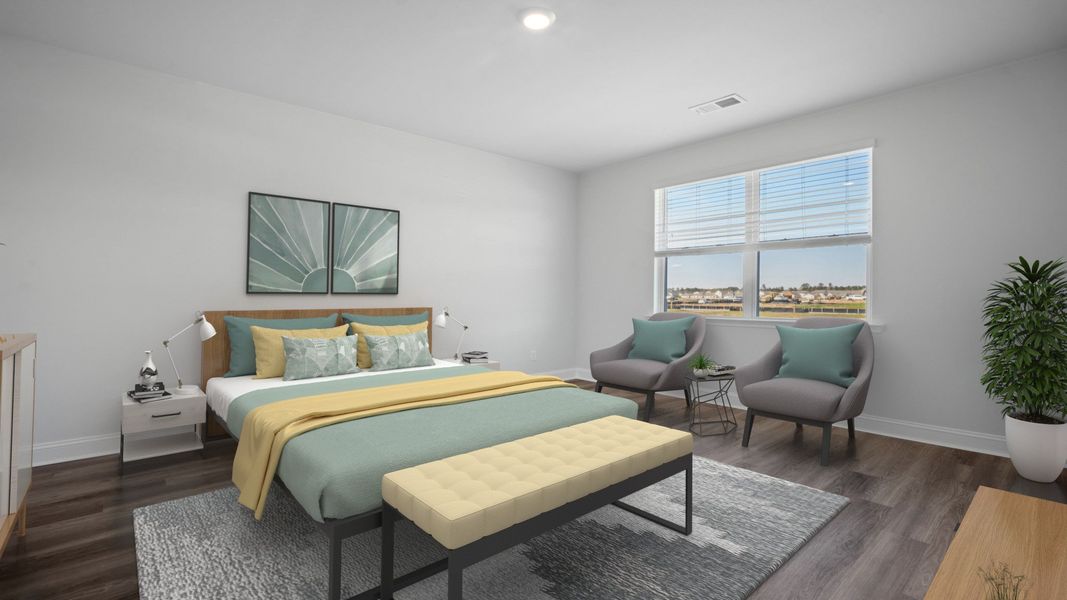 Furnished interior view inside a new home in Palm Ridge, Guyton (Image 12).