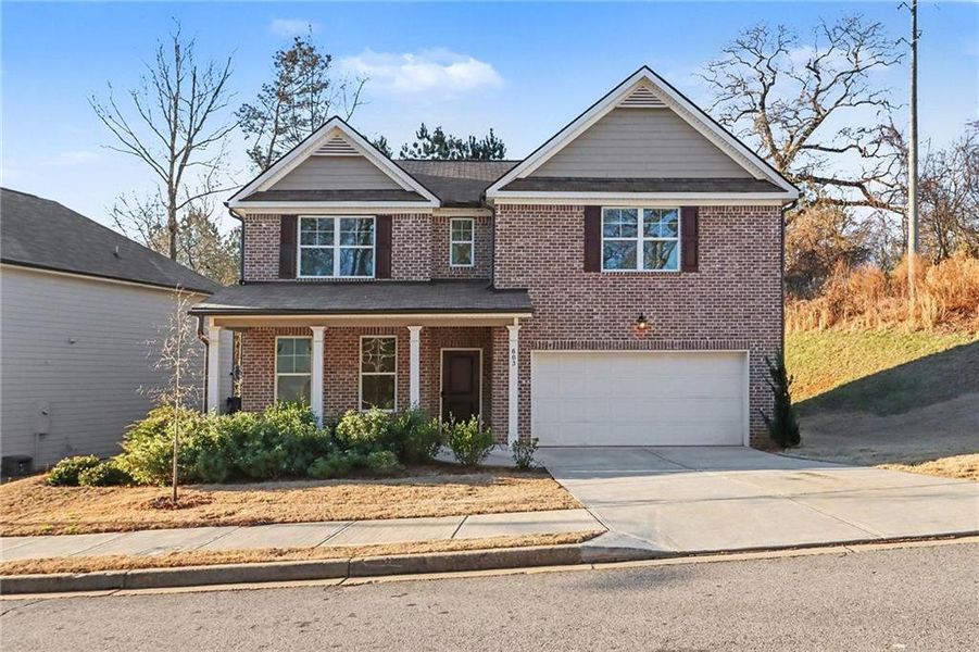 Front exterior of a new home in , Atlanta, GA, highlighting curb appeal (Image 30).