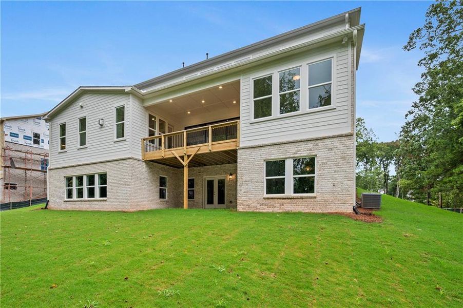 Front exterior of a new home in , Cumming, GA, highlighting curb appeal (Image 25).