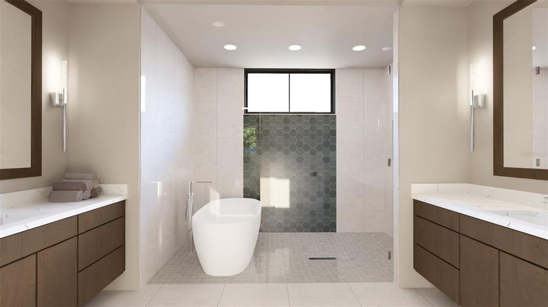 Furnished interior view inside a new home in , Archer (Image 10).