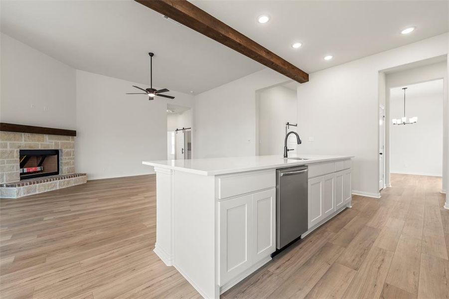 Furnished interior view inside a new home in Nash Estates, Tom Bean (Image 7). Furnished interior view inside a new home in Nash Estates, Tom Bean (Image 7).