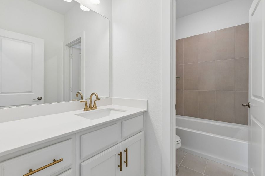 Furnished interior view inside a new home in Painted Tree Lakeside, McKinney (Image 14).