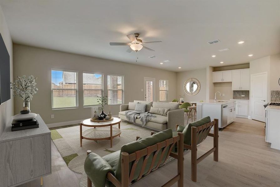 Photo is not of the actual home, but is an inspirational photo of builder’s model home and may depict options, furnishings, and/or decorator features that are not included.