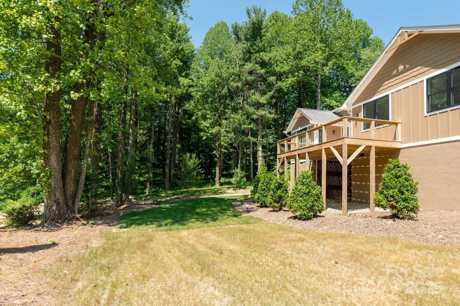 Exterior details and patio area of a home in , Flat Rock (Image 19).