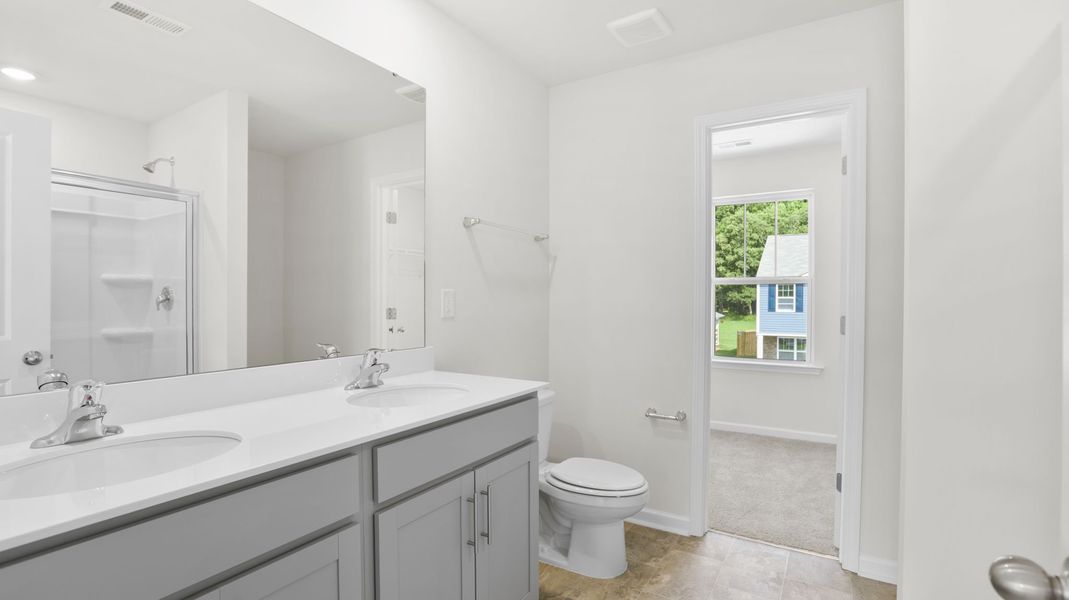 Furnished interior view inside a new home in Wildbrook Village, Waynesville (Image 11).
