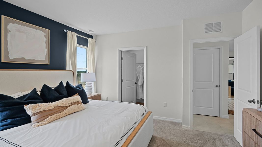 Furnished interior view inside a new home in Crosswinds, Haines City (Image 18).