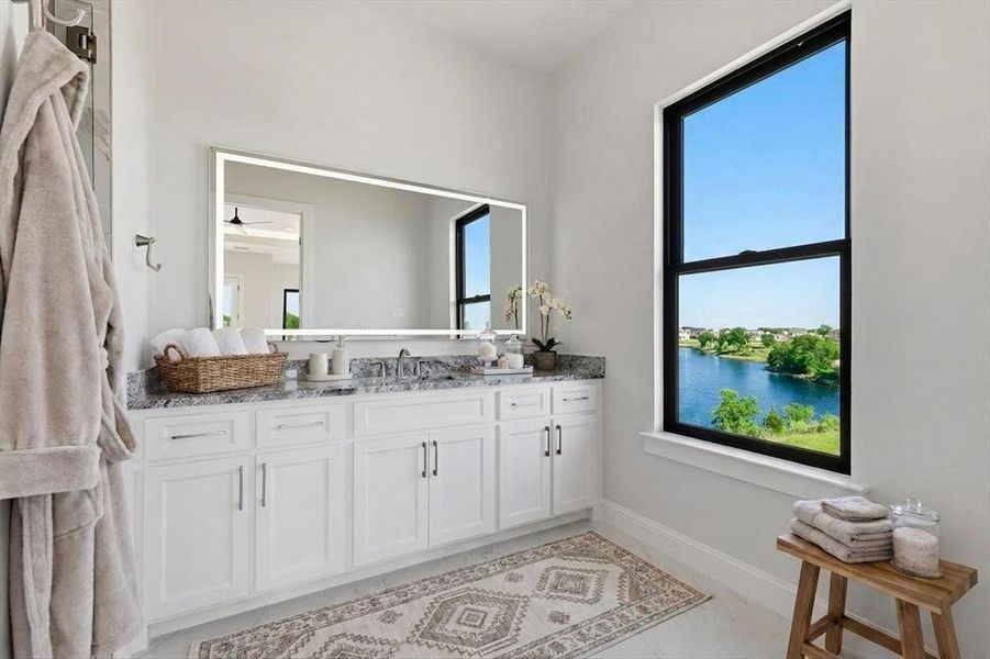Furnished interior view inside a new home in , Forney (Image 18).
