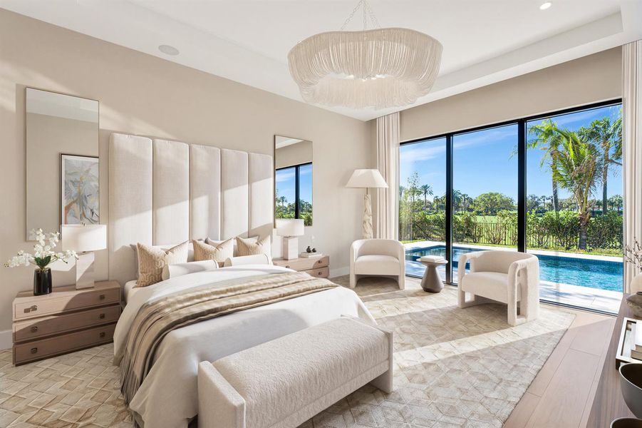 Staged Master Suite Staged Master Suite