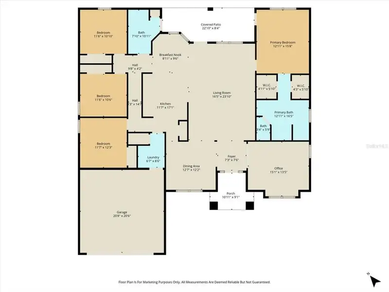 2D floor plan layout of this home in , Homosassa, FL (Image 5).