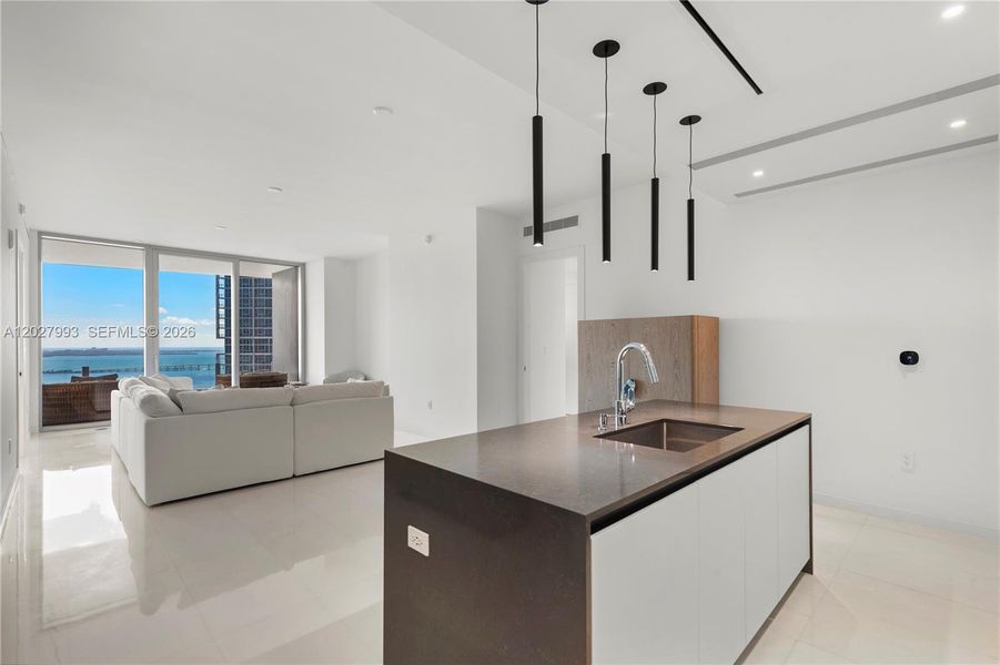 Furnished interior view inside a new home in Aston Martin Residences, Miami (Image 14). Furnished interior view inside a new home in Aston Martin Residences, Miami (Image 14).