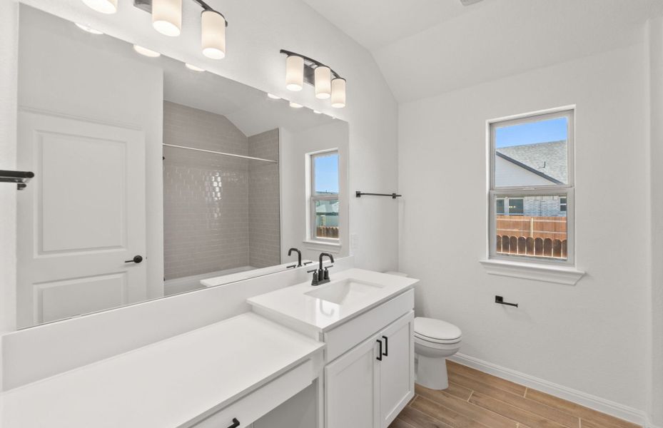 Furnished interior view inside a new home in Saddleback at Santa Rita Ranch, Liberty Hill (Image 11). Furnished interior view inside a new home in Saddleback at Santa Rita Ranch, Liberty Hill (Image 11).