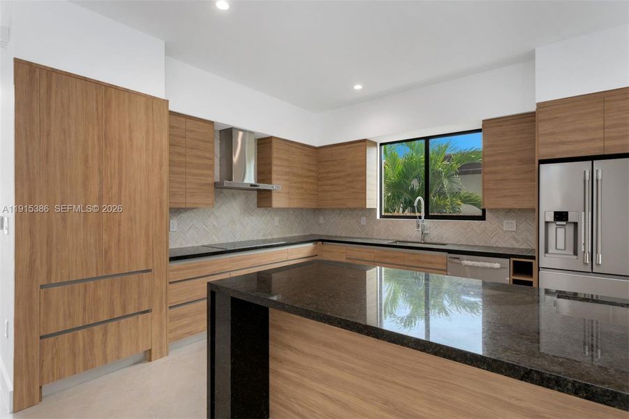 Furnished interior view inside a new home in , Miami (Image 11).