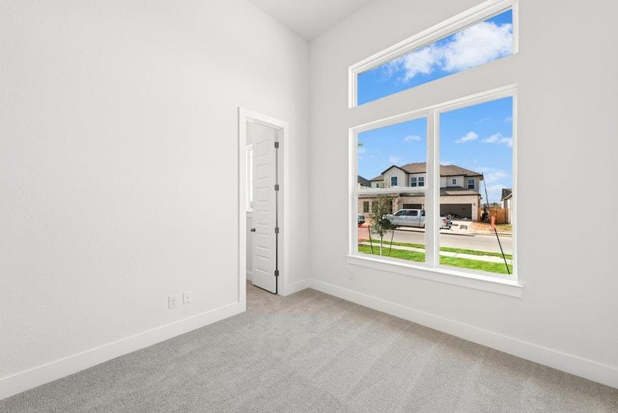 Spacious, unfurnished interior of a new home in Blackhawk, Pflugerville (Image 20).