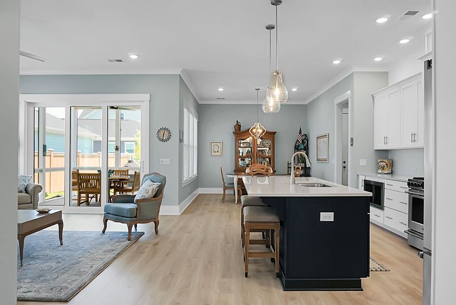 Furnished interior view inside a new home in , Summerville (Image 9).