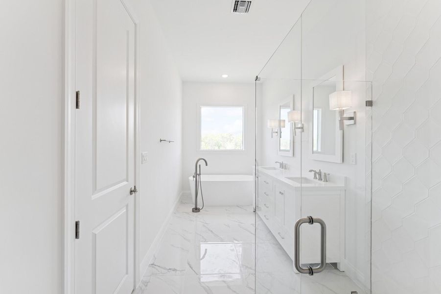 Furnished interior view inside a new home in Salerno Reserve - Single Family, Stuart (Image 15). Furnished interior view inside a new home in Salerno Reserve - Single Family, Stuart (Image 15).