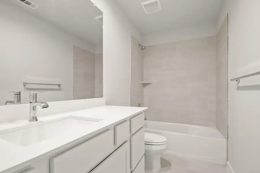 Furnished interior view inside a new home in Barton Creek Ranch, Conroe (Image 6). Furnished interior view inside a new home in Barton Creek Ranch, Conroe (Image 6).