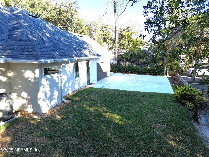 Exterior details and patio area of a home in , Fernandina Beach (Image 4). Exterior details and patio area of a home in , Fernandina Beach (Image 4).