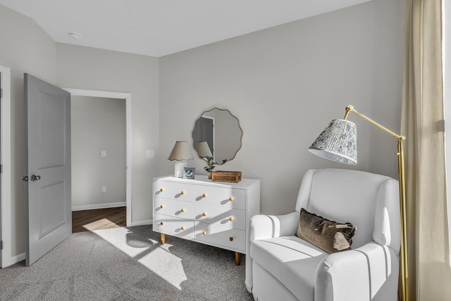 Furnished interior view inside a new home in Wildflower, Chattanooga (Image 4). Furnished interior view inside a new home in Wildflower, Chattanooga (Image 4).