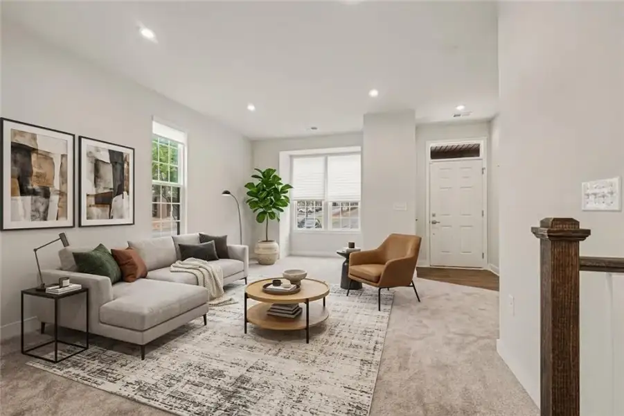 Furnished interior view inside a new home in , Lawrenceville (Image 14).