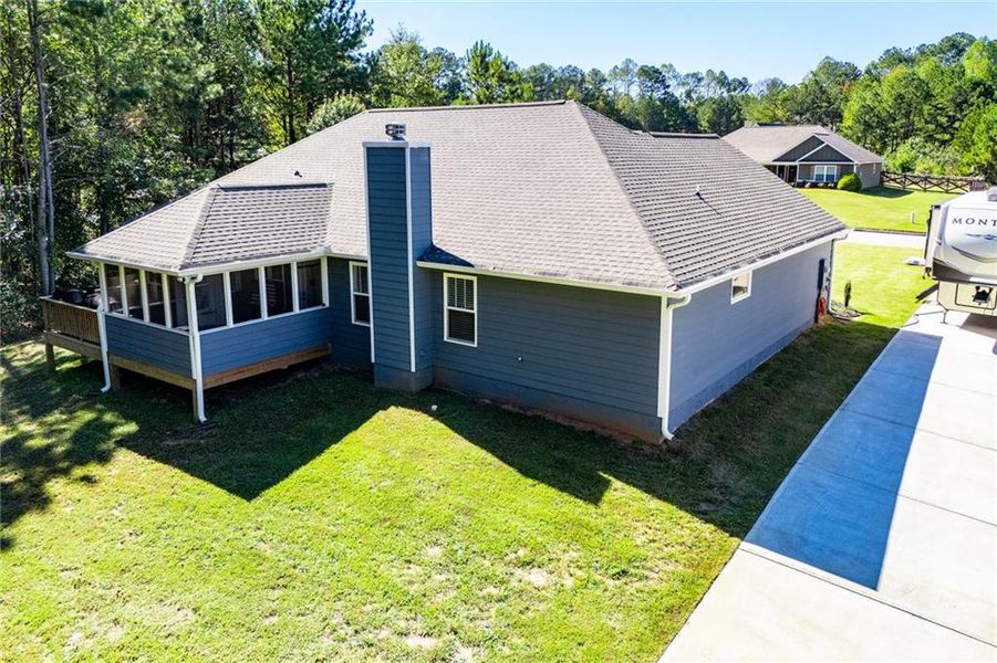 Exterior details and patio area of a home in , Villa Rica (Image 3). Exterior details and patio area of a home in , Villa Rica (Image 3).