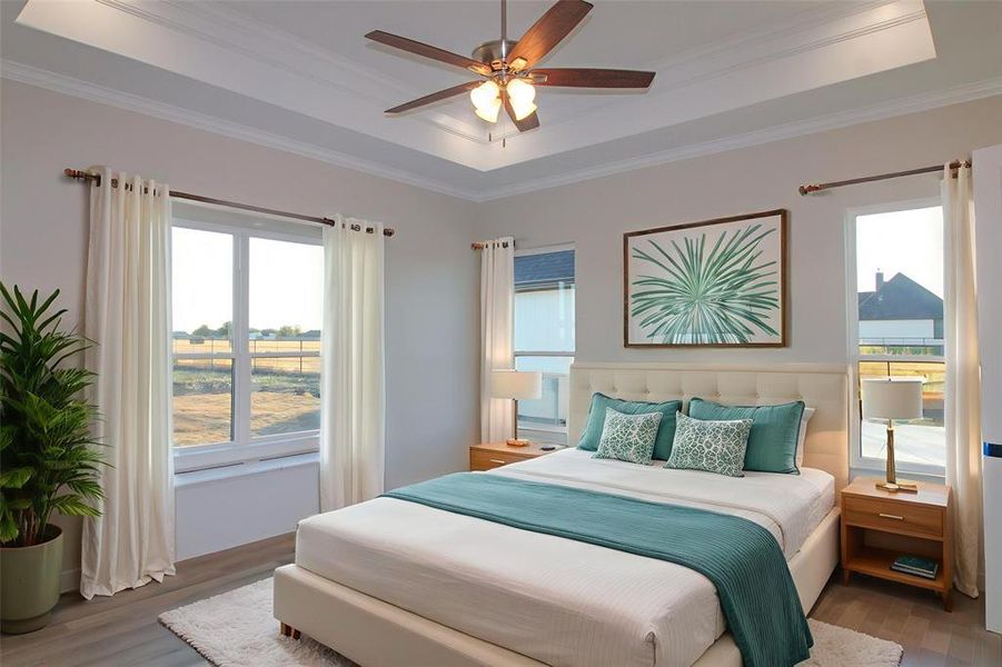 Furnished interior view inside a new home in , Waxahachie (Image 10).