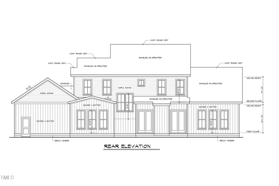 1134 Millbrook Rear\ Elevation